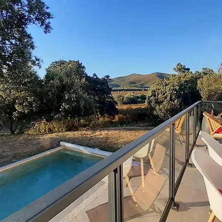 Villa Rossa Contemporaine Piscine Chauffee Palasca (Corsica)